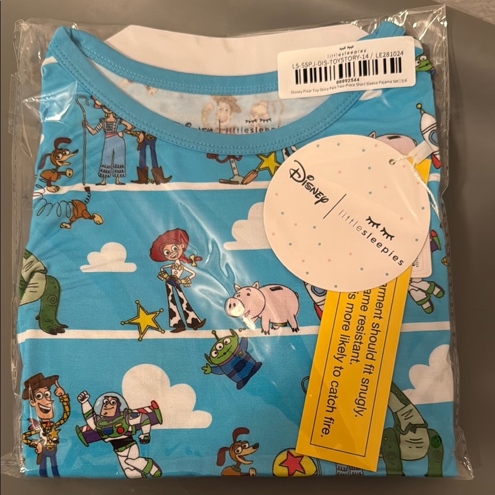 Little Sleepies Blue Toy Story Pajama Set